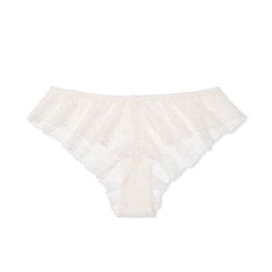 Victoria’s Secret Tease Bridal hearts embroidered lace Cheeky Flutter Panty